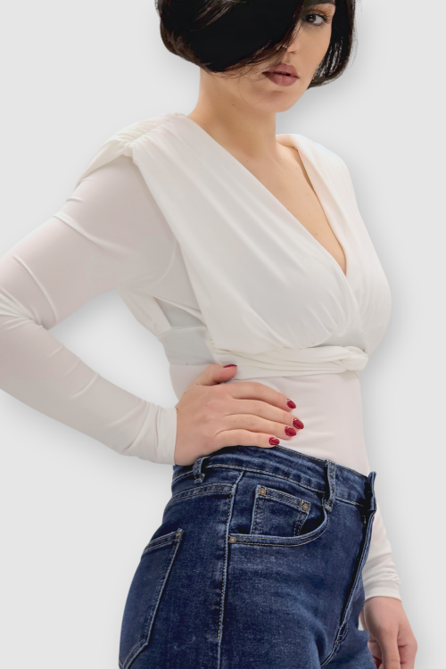 Tamno plave wide leg traperice Madge