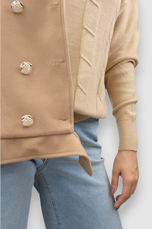 Ženski bež lagani džemper Erica