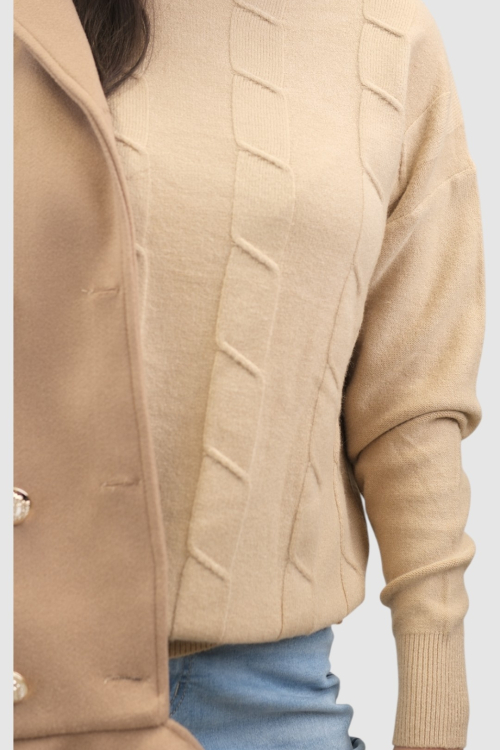 Ženski bež lagani džemper Erica