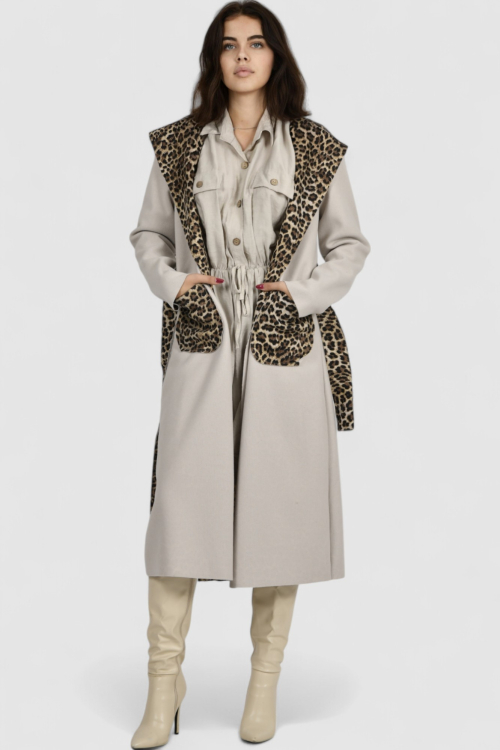 Ženska bež svakodnevna haljina Izumi