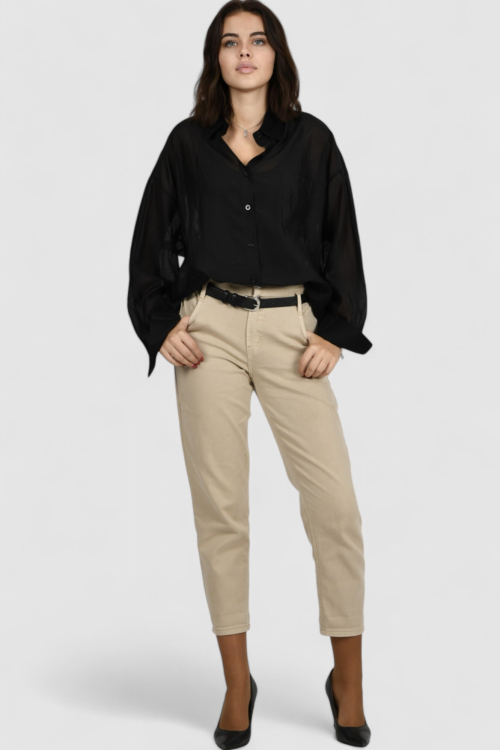 Ženske bež traperice Enid