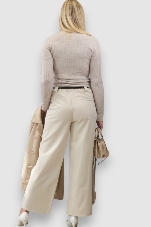 Ženski bež lagani džemper Amelie