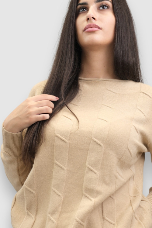 Ženski bež lagani džemper Erica