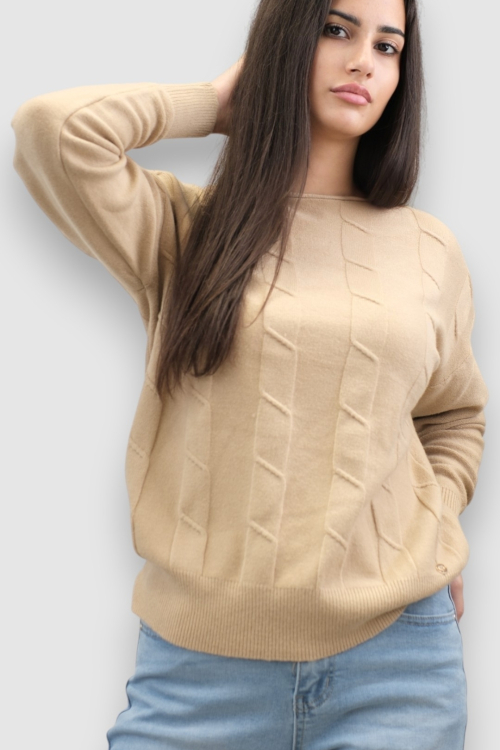 Ženski bež lagani džemper Erica