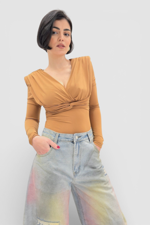 Trendi traperice Lila u baloon kroju sa printom